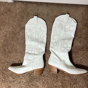 White Billini Cowboy Boots